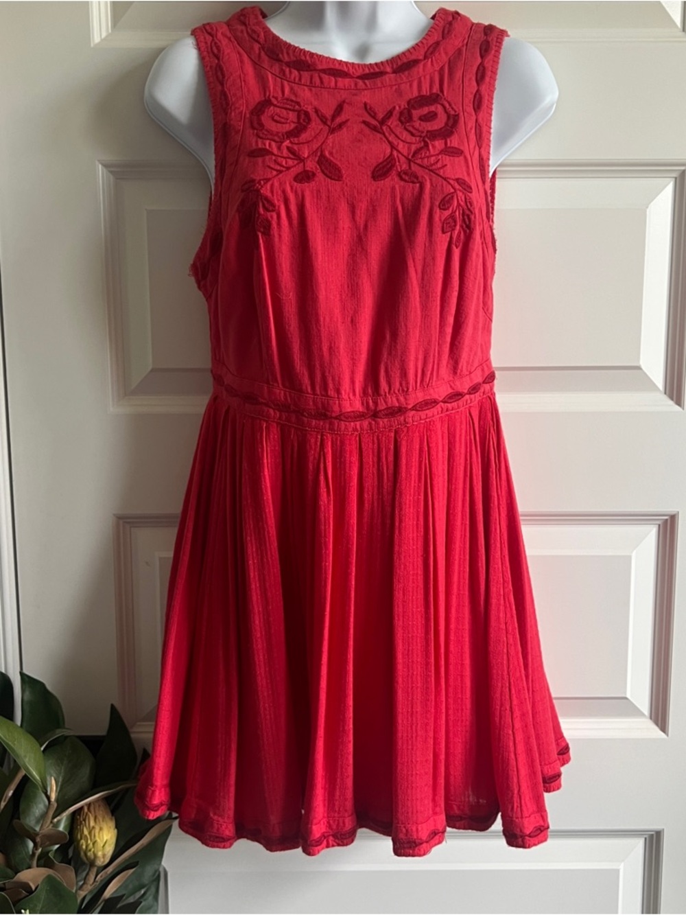 FREE PEOPLE Birds of a Feather Mini Dress or Tunic Sleeveless Size 4 See Note